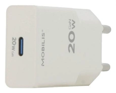 Mobilis 020025 cargador de dispositivo móvil Universal Blanco Corriente alterna Carga rápida Interior