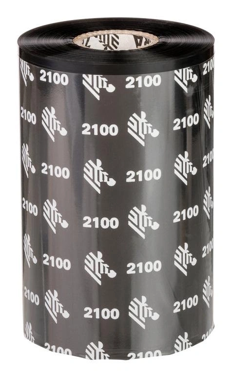 Zebra 2100 High-Performance Wax cinta térmica 450 m Negro