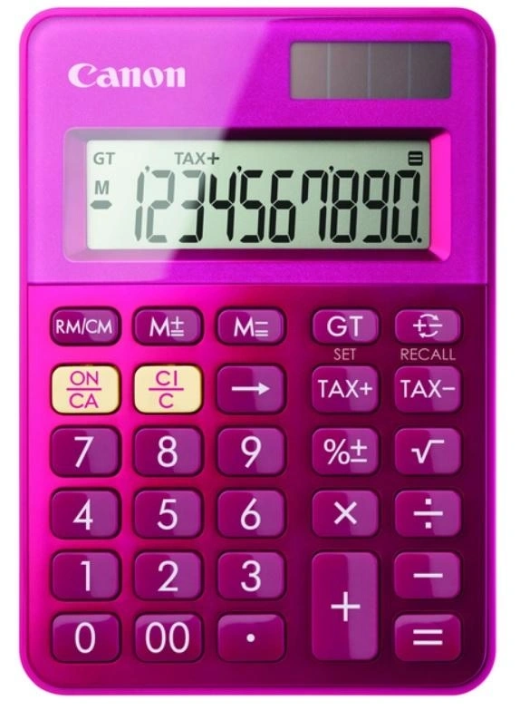 Canon LS-100K calculadora Escritorio Calculadora básica Rosa
