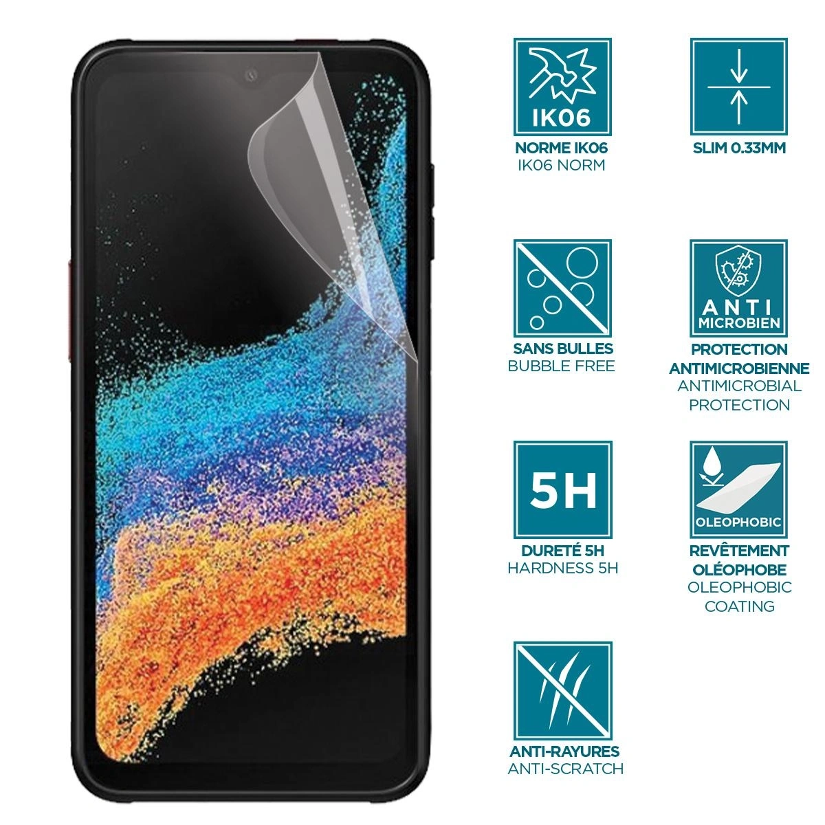 Mobilis Protector De Pantalla Anishock Xcover 7