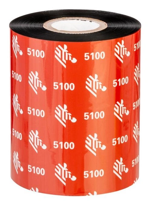 Zebra 5100 Resin cinta térmica 450 m Negro