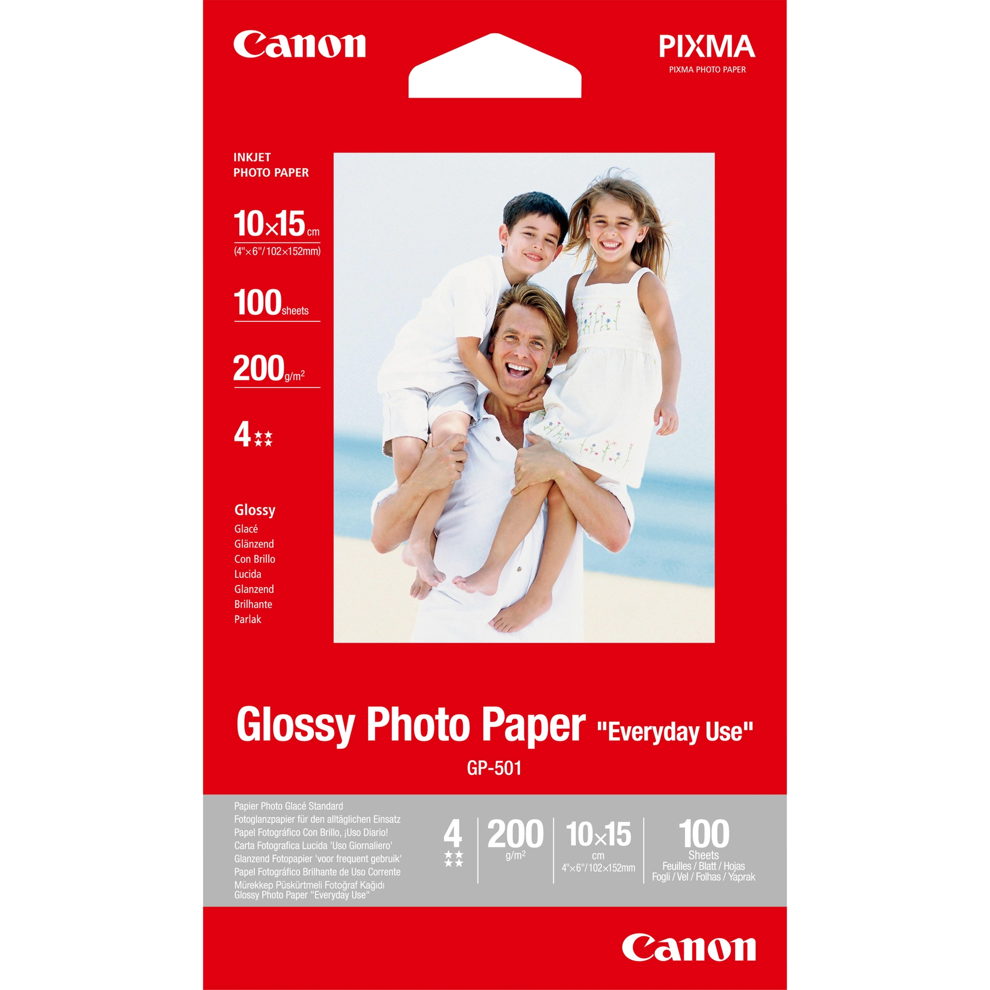 Canon 0775B003 papel fotográfico Brillo