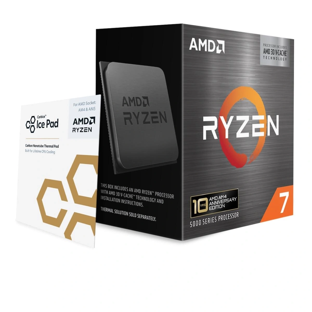 AMD Ryzen 7 5800X3D procesador 3,4 GHz 96 MB L3 Caja