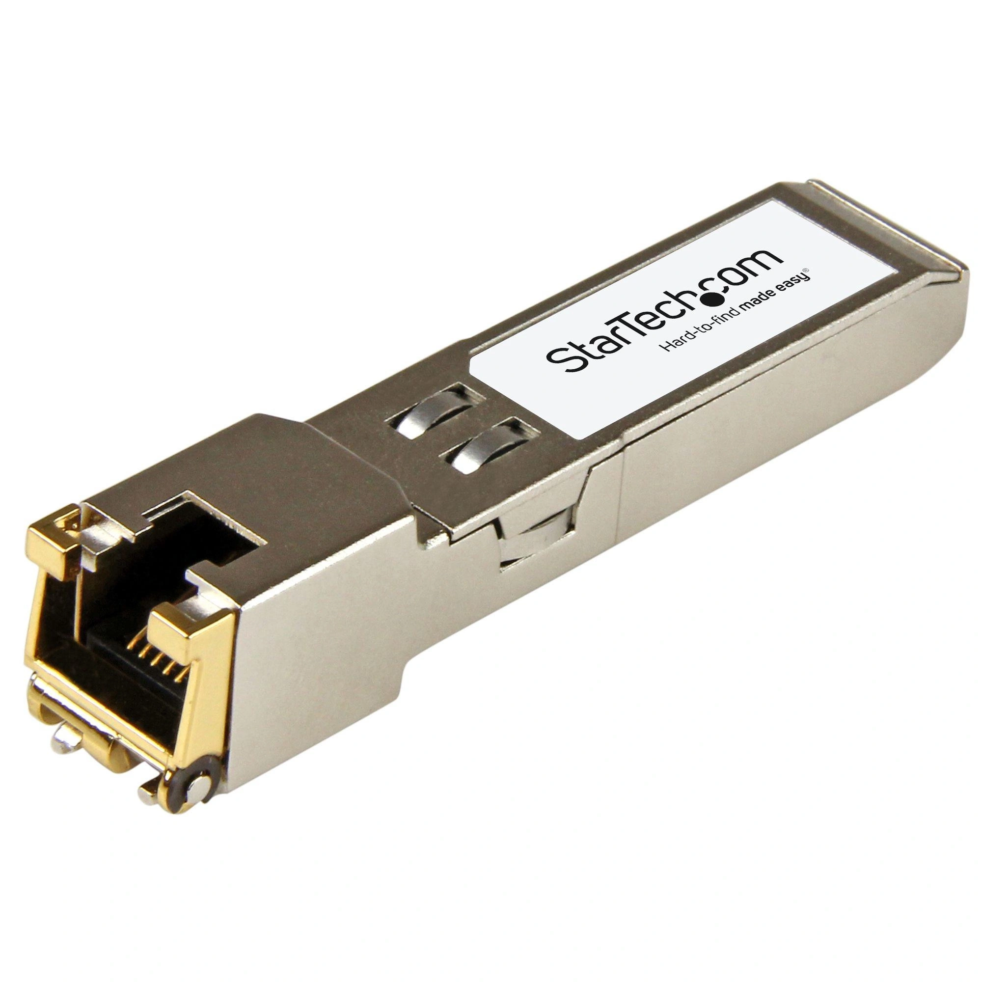 StarTech.com Módulo Transceptor SFP+ Compatible con el Modelo 10301-T de Extreme Networks - 10GBASE-T - SFP+ a RJ45 Cat6 / Cat5e - SFP+ Ethernet