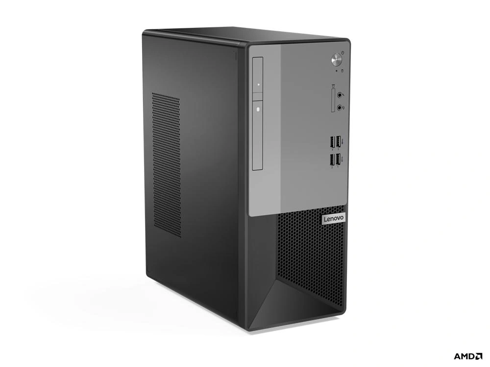 Lenovo V55t Gen 2-13ACN AMD Ryzen™ 5 5600G 8 GB DDR4-SDRAM 256 GB SSD Windows 10 Pro Torre PC Negro