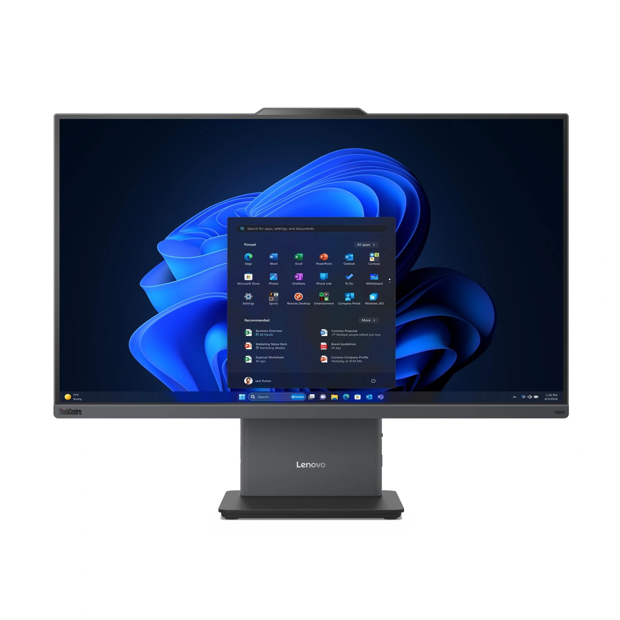 Lenovo ThinkCentre neo 50a Intel® Core™ i7 i7-13620H 68,6 cm (27") 1920 x 1080 Pixeles PC todo en uno 16 GB DDR5-SDRAM 512 GB SSD Windows 11 Pro Wi-Fi 6 (802.11ax) Gris
