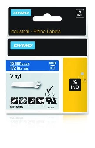 DYMO Etiquetas de Vinilo IND