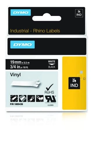 DYMO Etiquetas de Vinilo IND