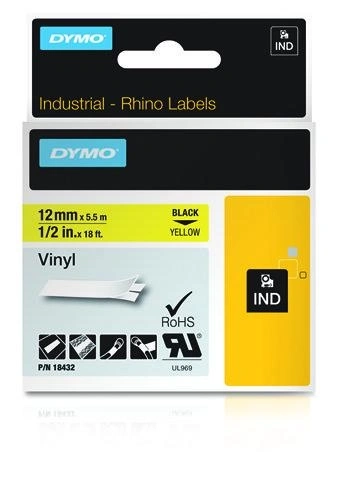 DYMO Etiquetas de Vinilo IND