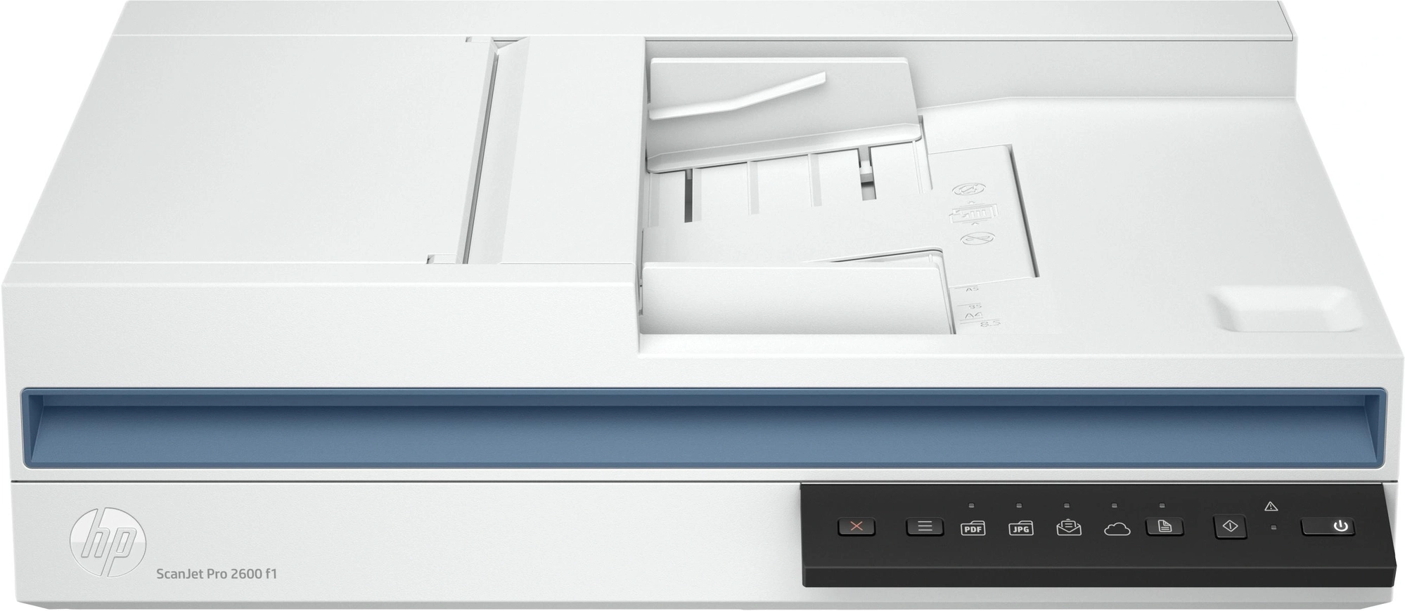 HP ScanJet Pro 2600 f1 Escáner plano y alimentador automático de documentos (ADF, Automatic Document Feeder) 600 x 600 DPI A4 Blanco