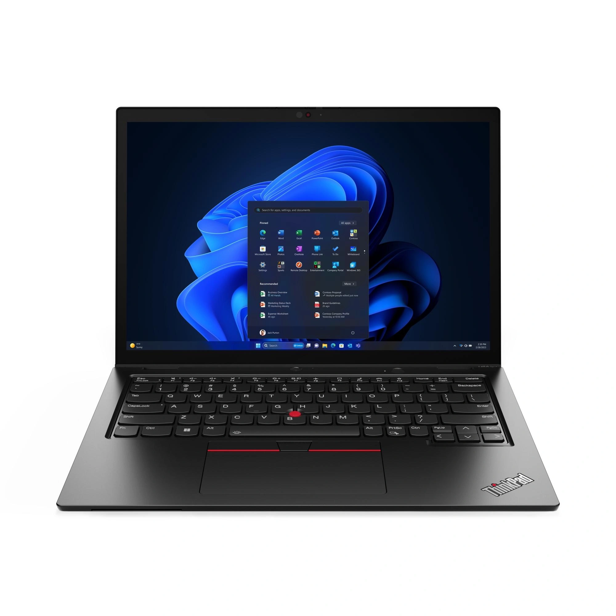 Lenovo ThinkPad L13 2-in-1 Gen 5 (Intel) Intel Core Ultra 7 155U Híbrido (2-en-1) 33,8 cm (13.3") Pantalla táctil WUXGA 16 GB LPDDR5-SDRAM 512 GB SSD Wi-Fi 6E (802.11ax) Windows 11 Pro Español Negro