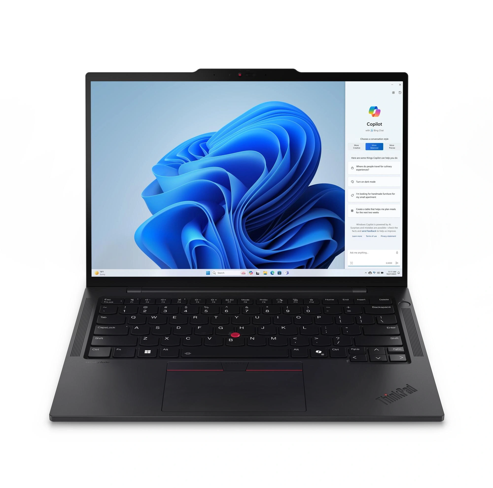 Lenovo ThinkPad T14s Gen 5 Intel Core Ultra 7 155U Portátil 35,6 cm (14") WUXGA 16 GB LPDDR5x-SDRAM 512 GB SSD Wi-Fi 6E (802.11ax) Windows 11 Pro Español Negro