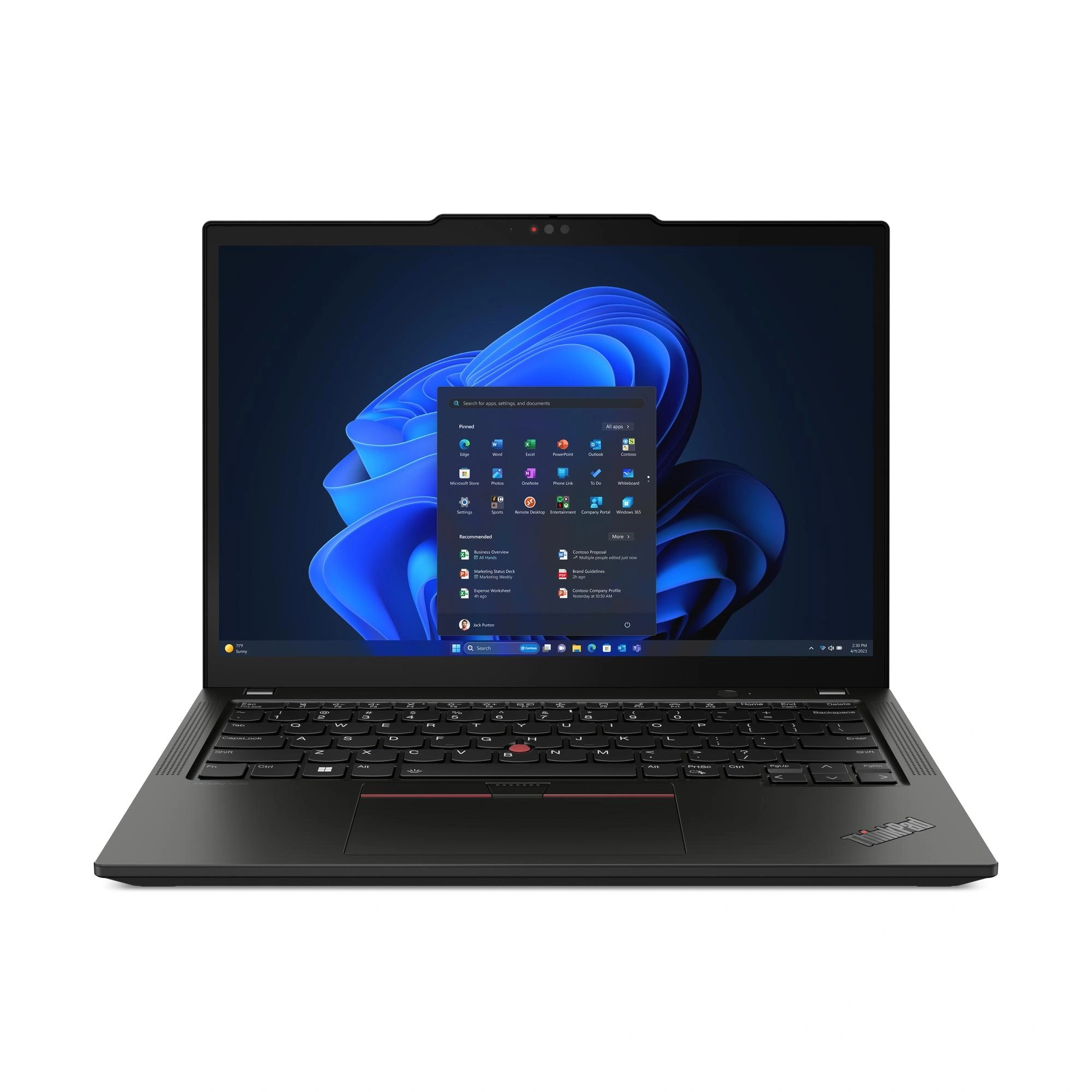 Lenovo ThinkPad X13 Gen 5 Intel Core Ultra 5 125U Portátil 33,8 cm (13.3") WUXGA 32 GB LPDDR5x-SDRAM 512 GB SSD Wi-Fi 6E (802.11ax) Windows 11 Pro Español Negro