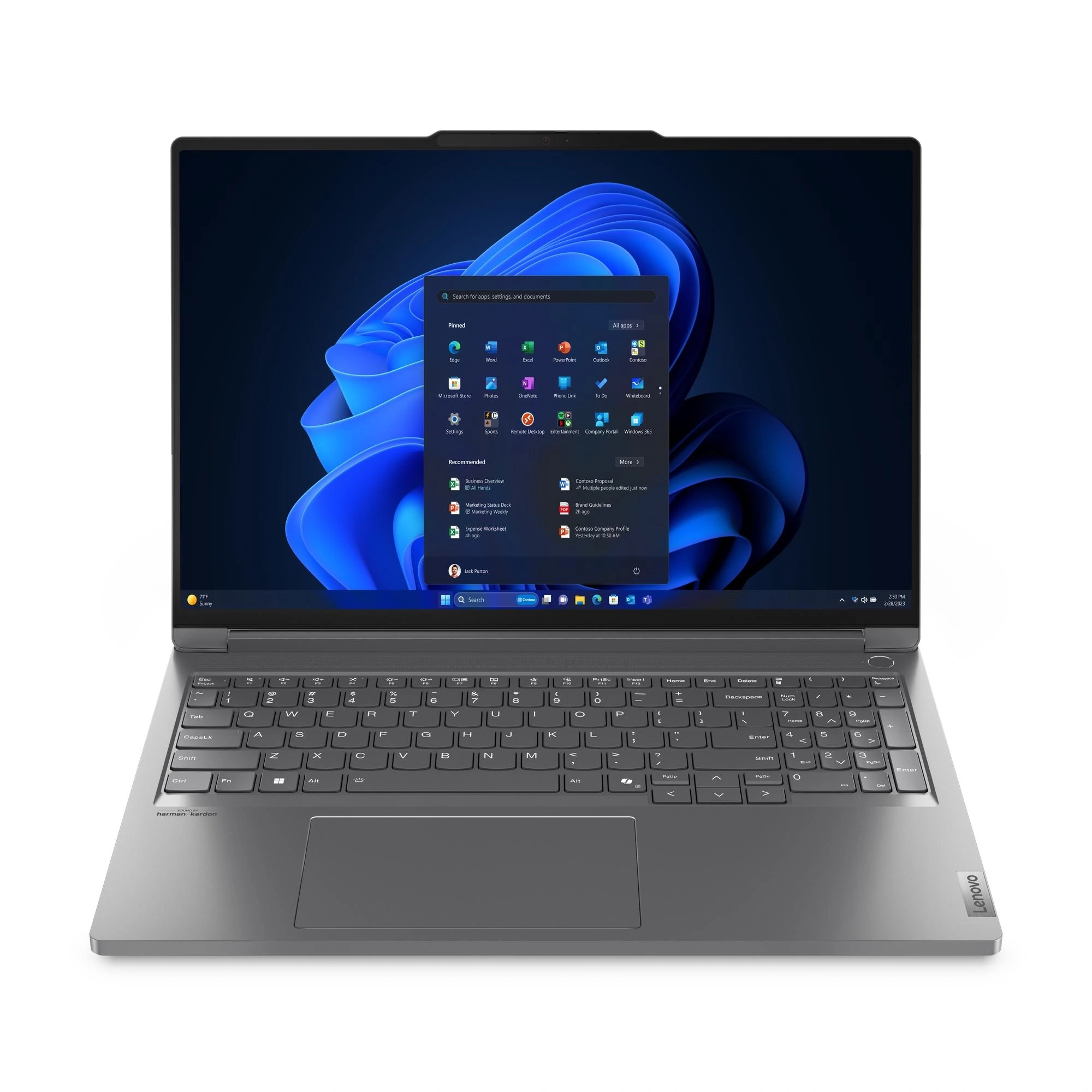 Lenovo ThinkBook 16p G5 IRX Intel® Core™ i7 i7-14650HX Portátil 40,6 cm (16") WQXGA 16 GB DDR5-SDRAM 512 GB SSD NVIDIA GeForce RTX 4060 Wi-Fi 6E (802.11ax) Windows 11 Pro Español Gris