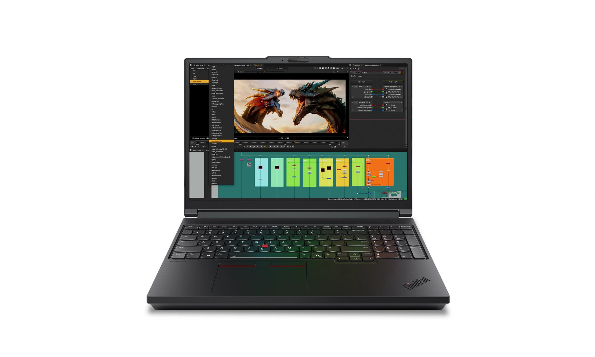 Lenovo ThinkPad P16 Gen 3 Intel Core Ultra 7 255HX Portátil 40,6 cm (16") WUXGA 64 GB DDR5-SDRAM 1 TB SSD NVIDIA RTX PRO 3000 Blackwell Wi-Fi 7 (