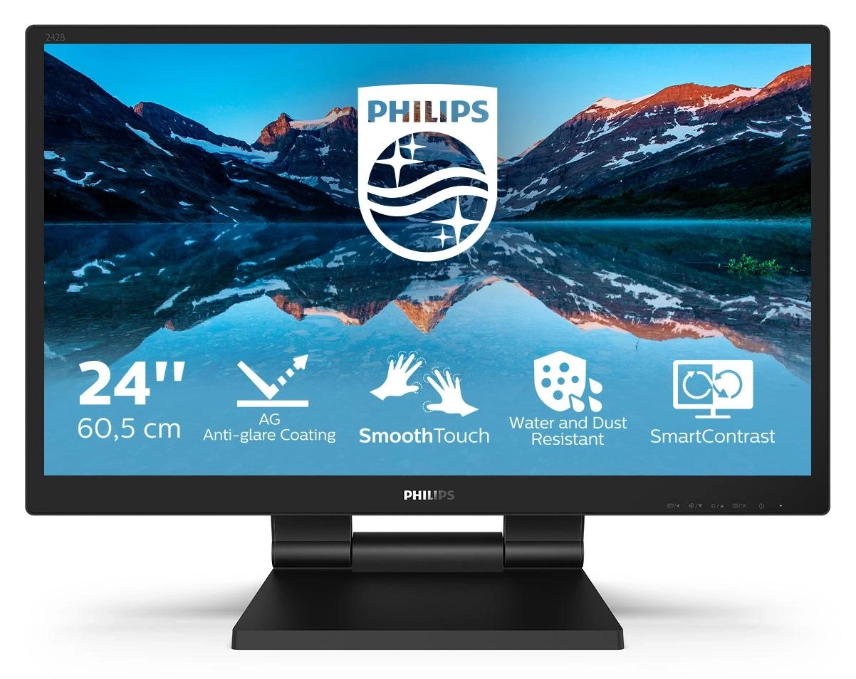 Philips 242B9TL/00 pantalla para PC 60,5 cm (23.8") 1920 x 1080 Pixeles Full HD LCD Pantalla táctil Negro