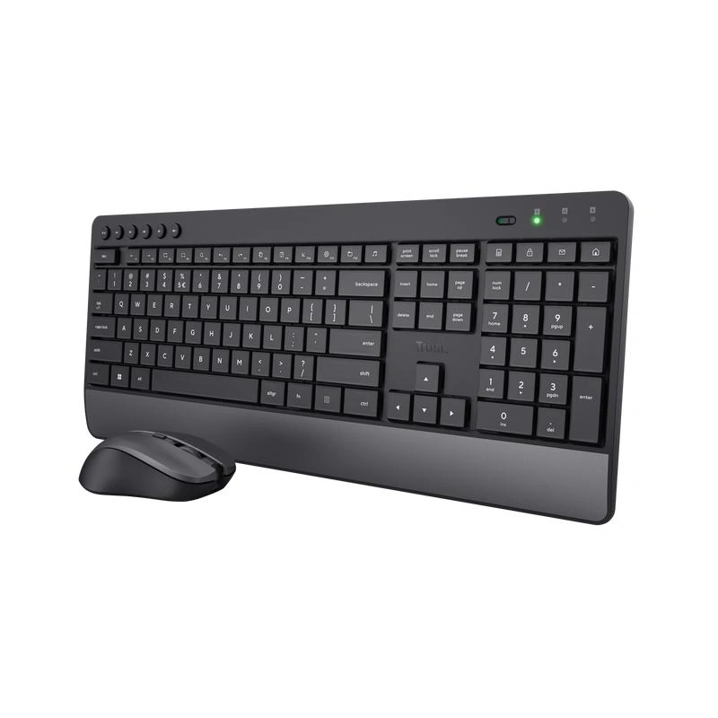 Trust Trezo teclado Ratón incluido Universal RF inalámbrico QWERTY Español Negro