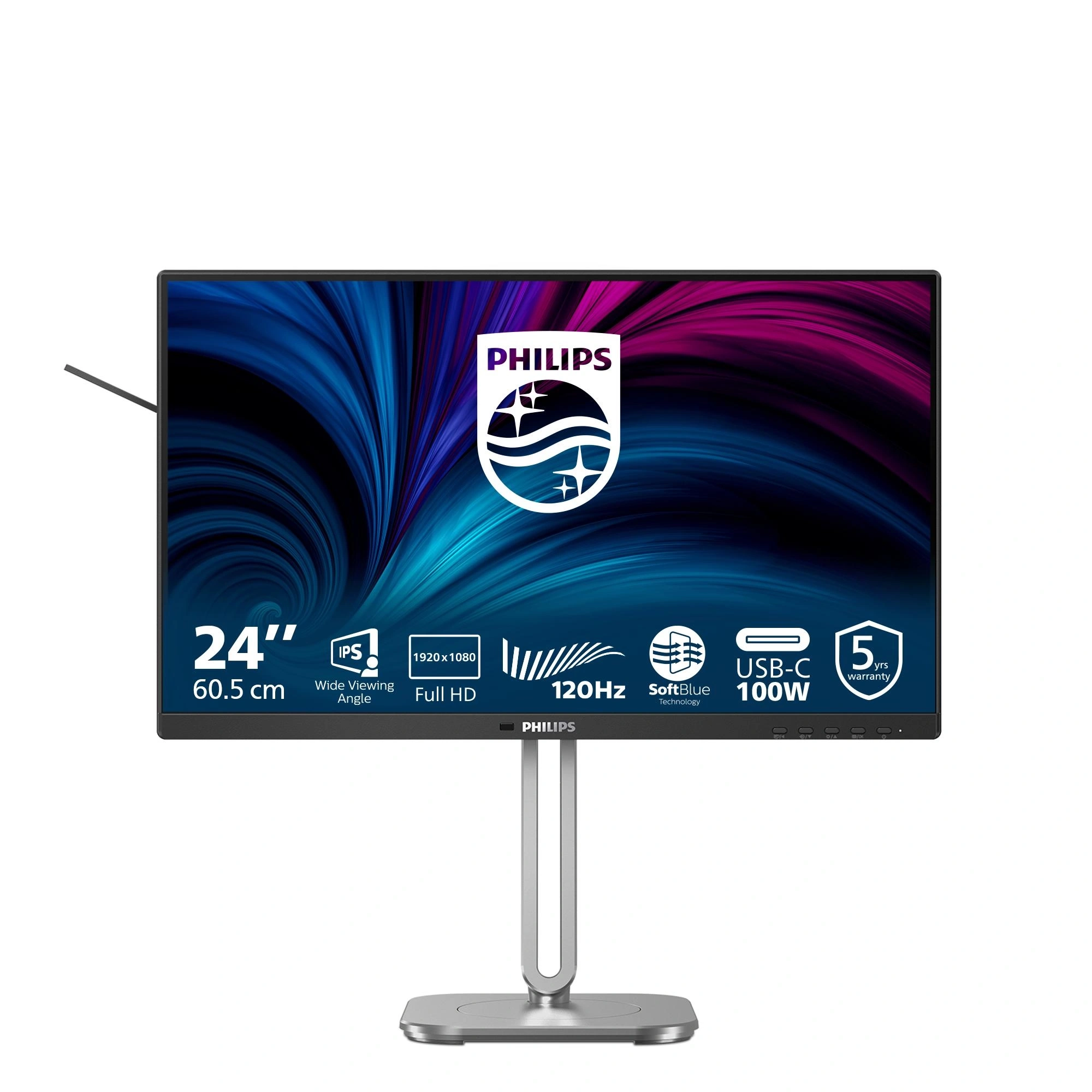 Philips 4000 series 24B2U4301/00 pantalla para PC 60,5 cm (23.8") 1920 x 1080 Pixeles Full HD LCD Gris