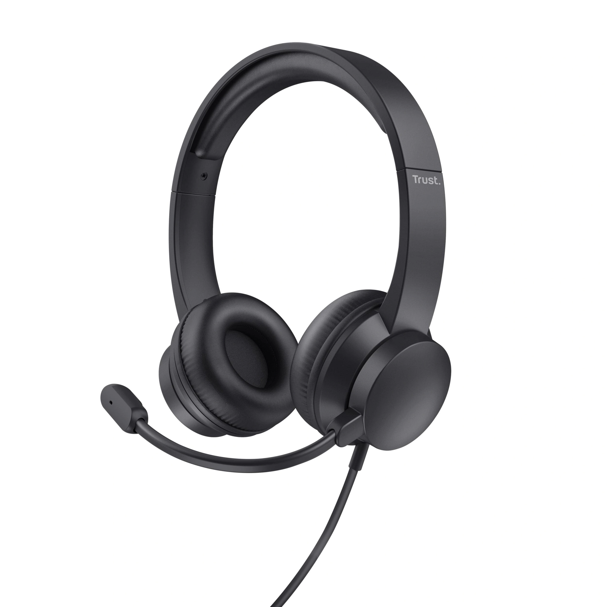 Trust HS-150 Auriculares Alámbrico Diadema Oficina/Centro de llamadas Negro