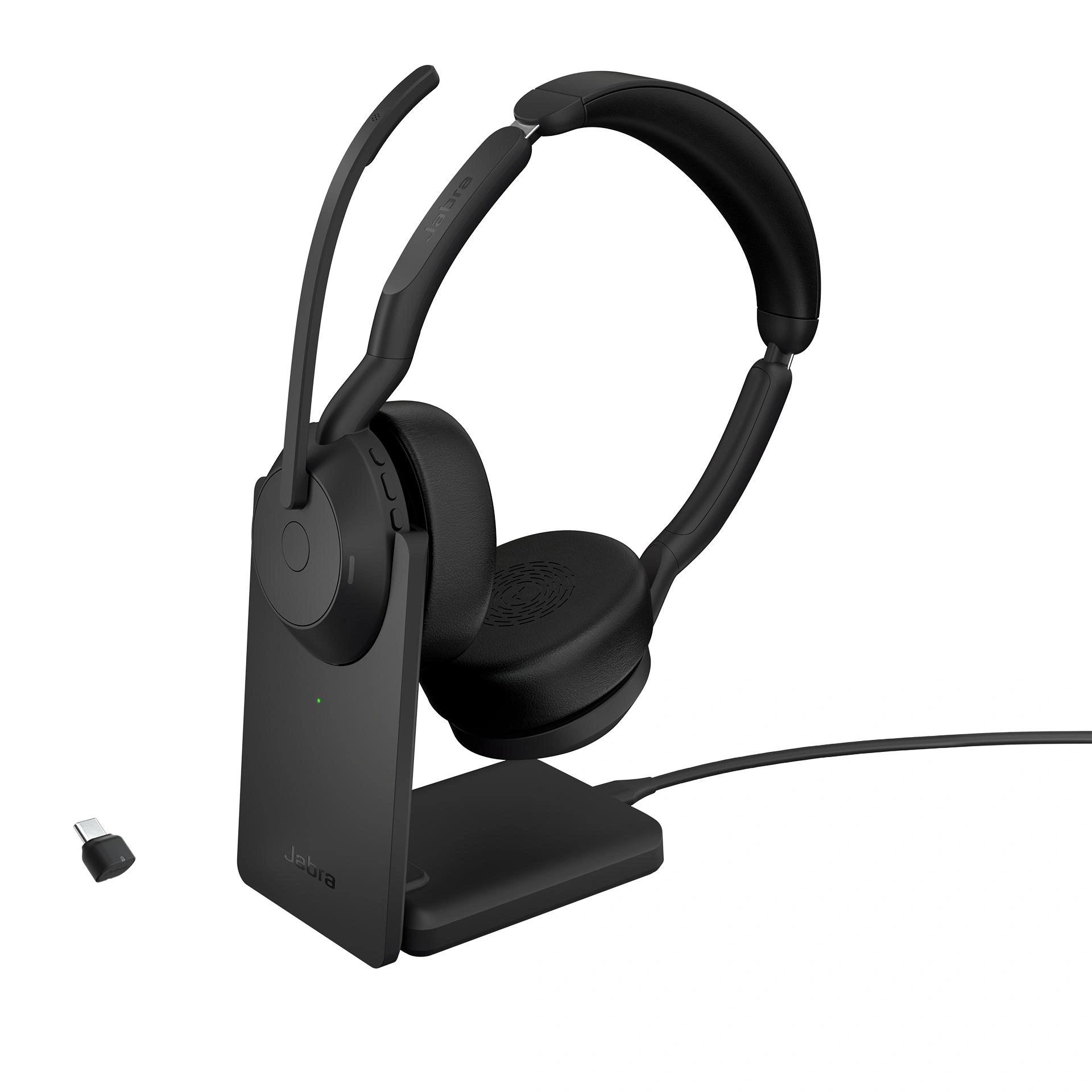 Jabra 25599-989-889 auricular y casco Auriculares Inalámbrico y alámbrico Diadema Oficina/Centro de llamadas Bluetooth Base de carga Negro