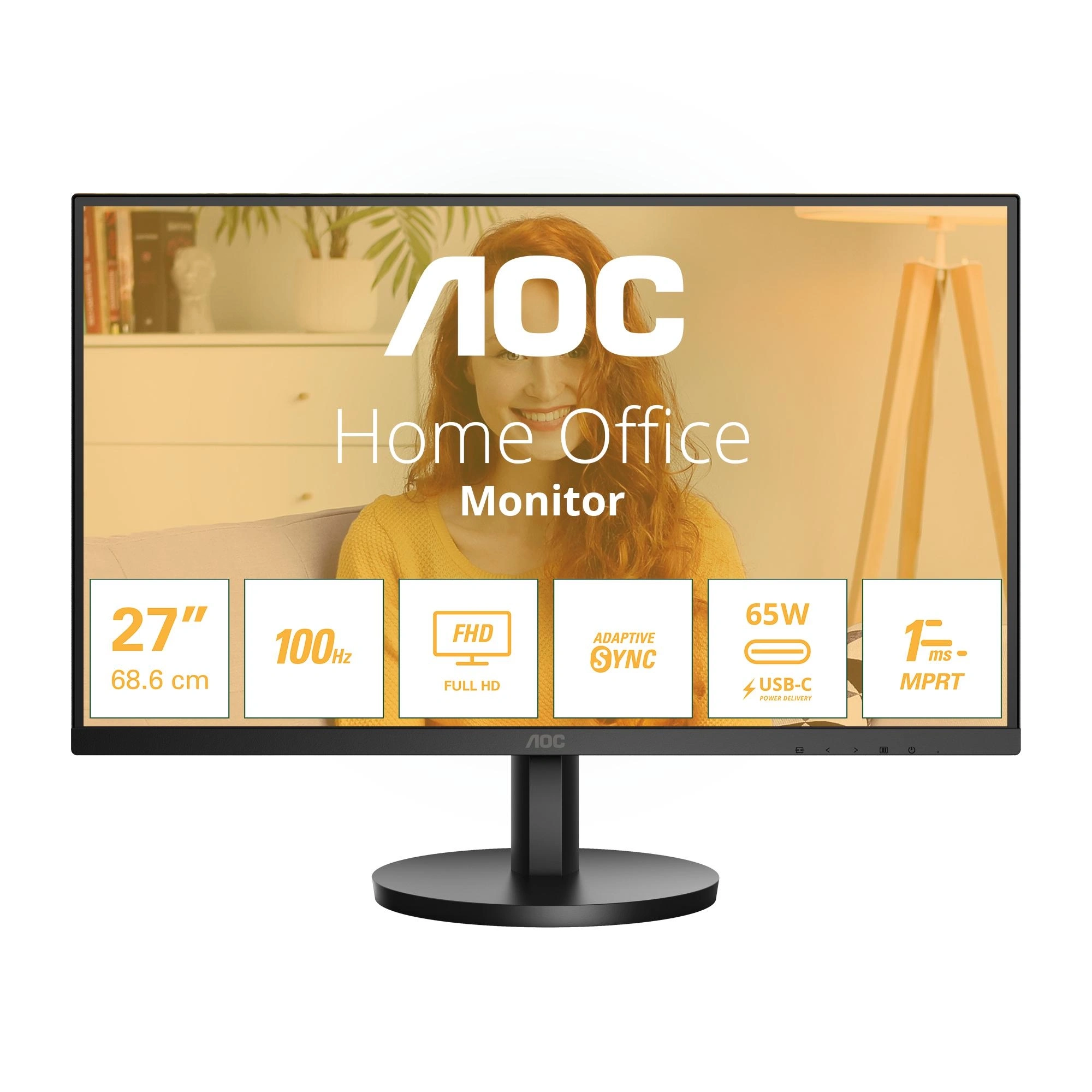 AOC 27B3CA2 pantalla para PC 68,6 cm (27") 1920 x 1080 Pixeles Full HD LED Negro