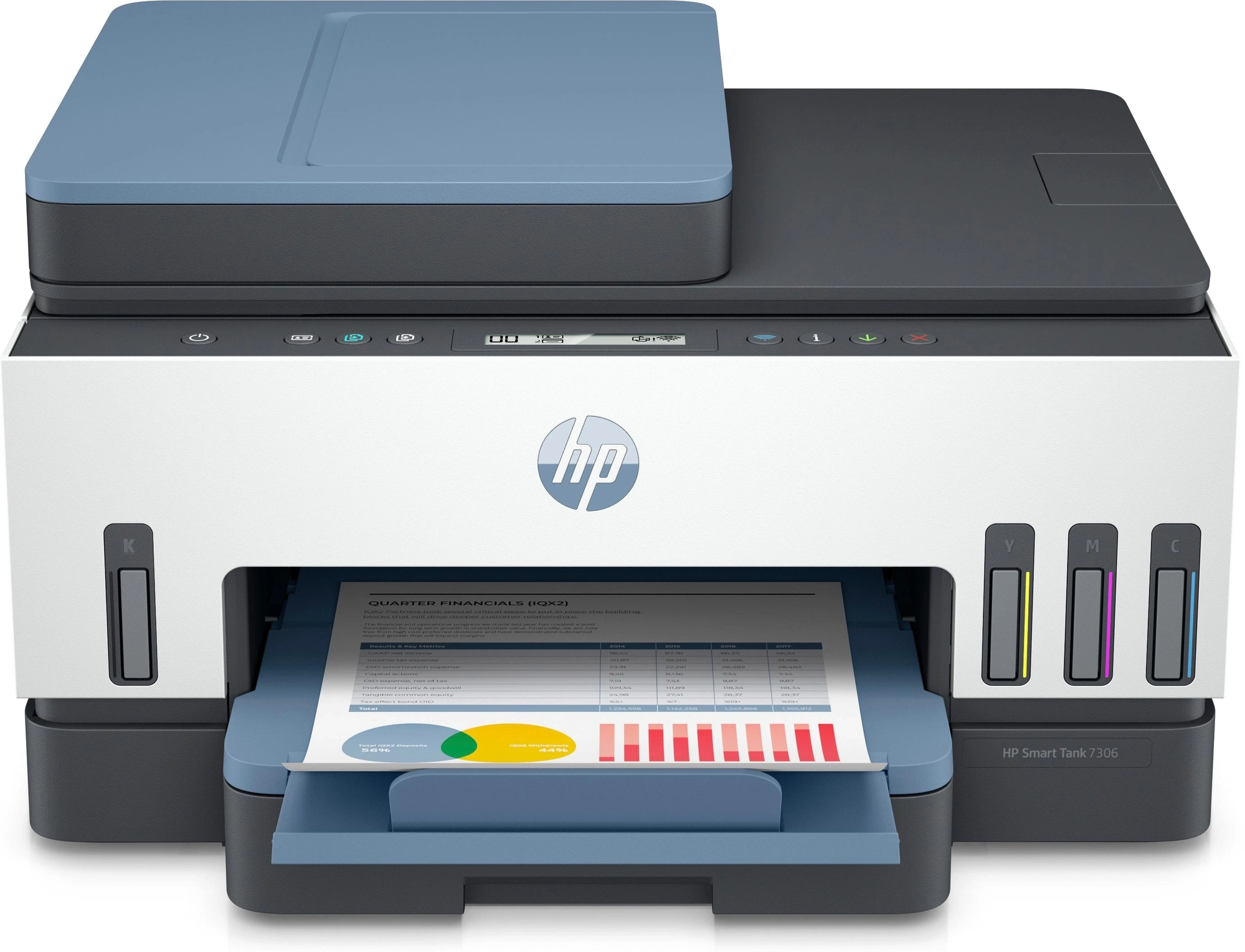 HP Smart Tank 7306 Inalámbrico All-in-One Color Impresora, Impresión a doble cara; Copiadora y escáner