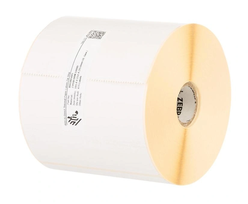 Zebra Z-Perform 1000D Blanco Permanent Adhesive