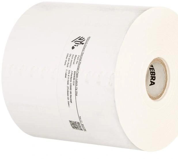 Zebra Z-Perform 1000D 80 rollo recibos (3013287) 79,77 mm ancho (50 rollos) (original)
