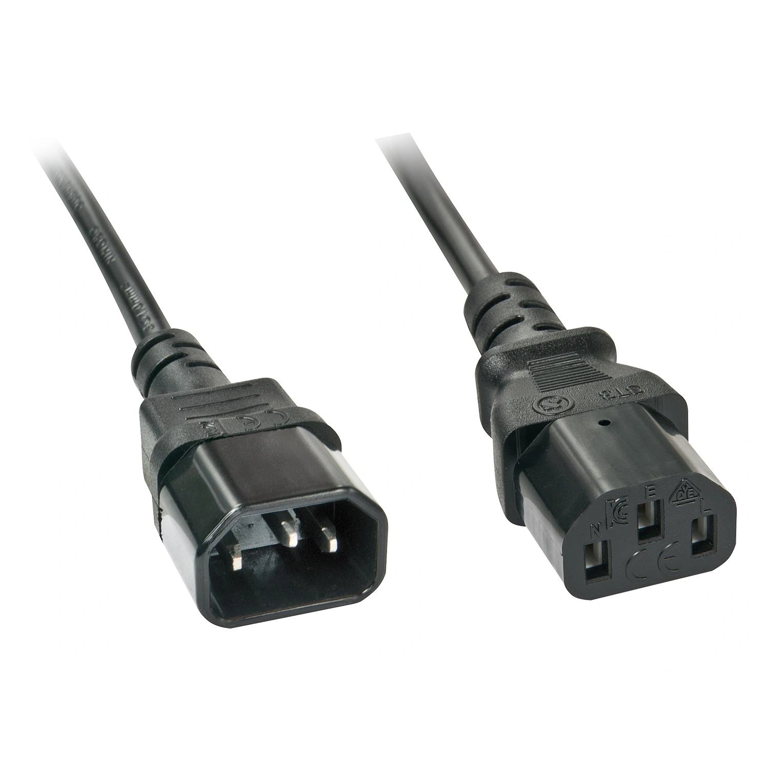 Lindy Cable De Alimentación De Extensión Iec 2 M