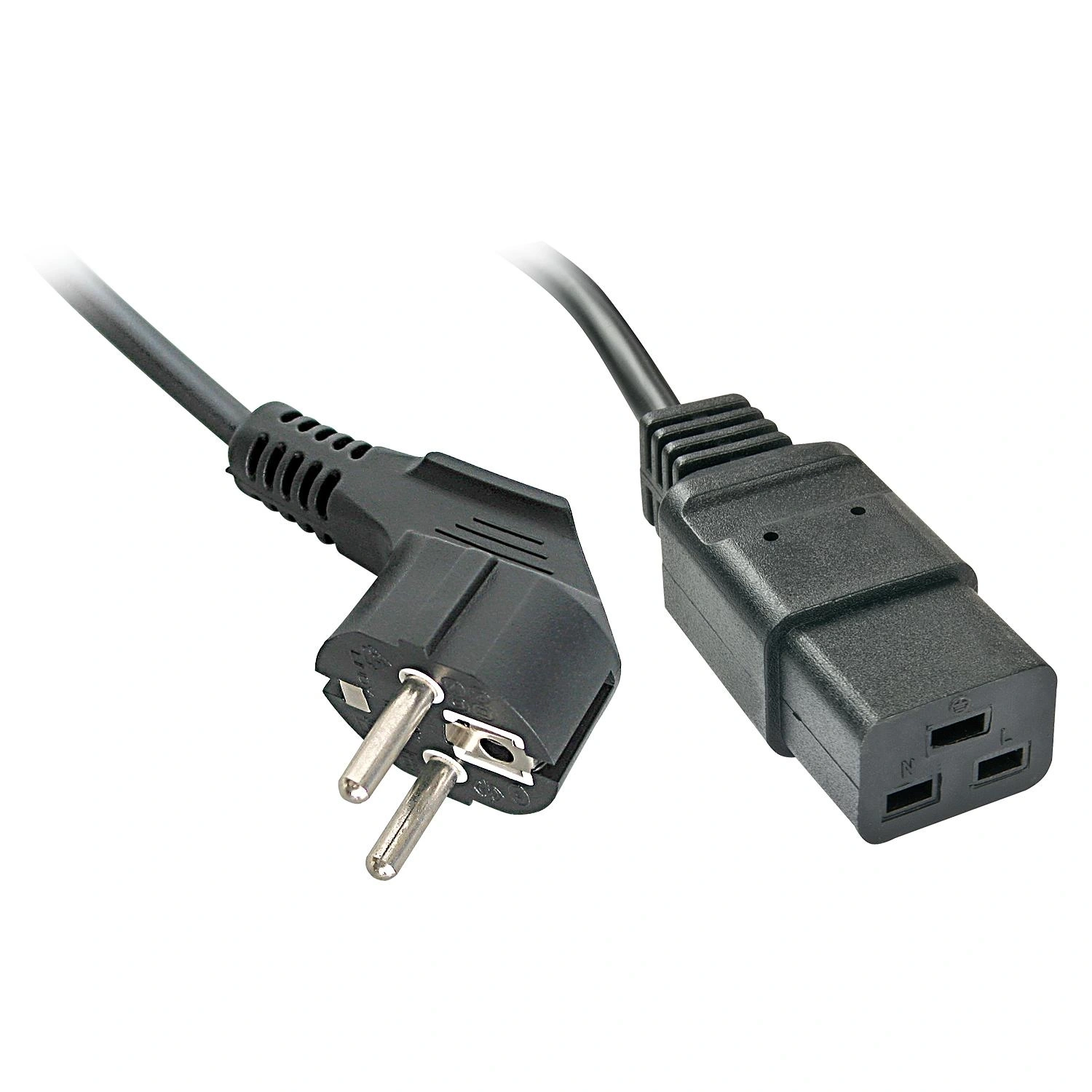 Lindy Cable De Alimentación Schuko A C19 2 M – imagen 2