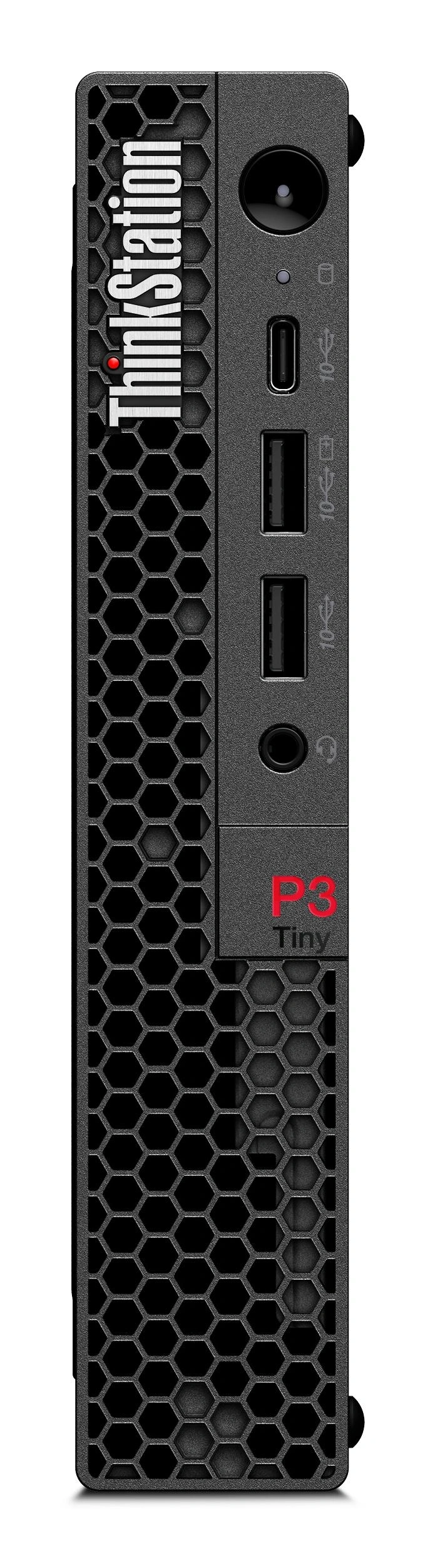 Lenovo ThinkStation P3 Tiny Intel® Core™ i7 i7-14700T 32 GB DDR5-SDRAM 1 TB SSD NVIDIA T1000 Windows 11 Pro Mini PC Puesto de trabajo Negro