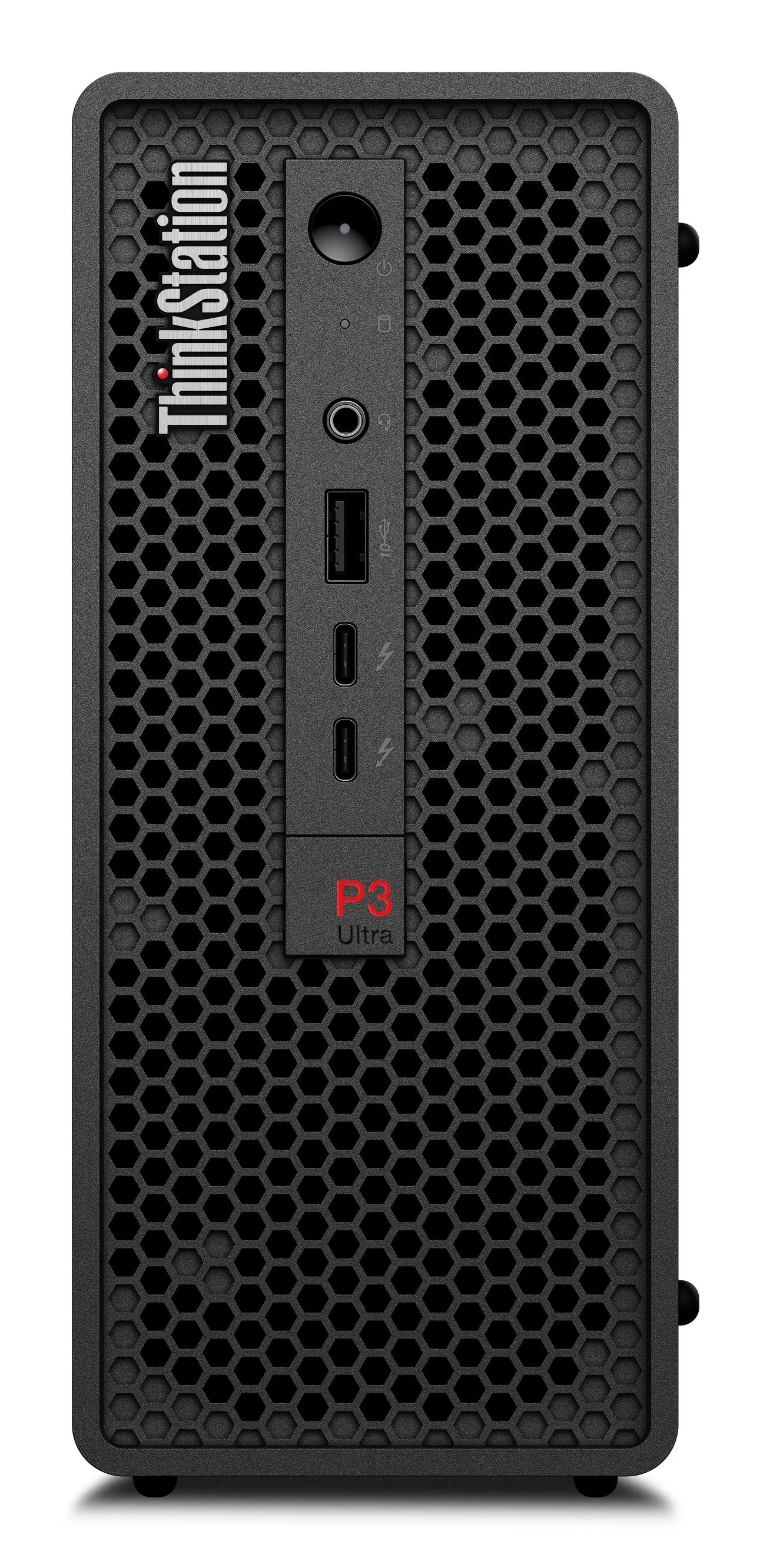 Lenovo ThinkStation P3 Ultra Intel® Core™ i7 i7-13700 16 GB DDR5-SDRAM 512 GB SSD NVIDIA T1000 Windows 11 Pro Mini Tower Puesto de trabajo Negro