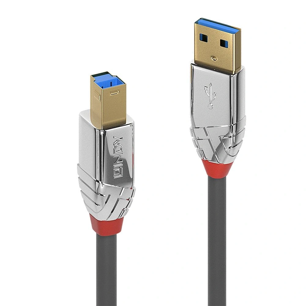 Lindy 36664 cable USB USB 3.2 Gen 1 (3.1 Gen 1) 5 m USB A USB B Gris