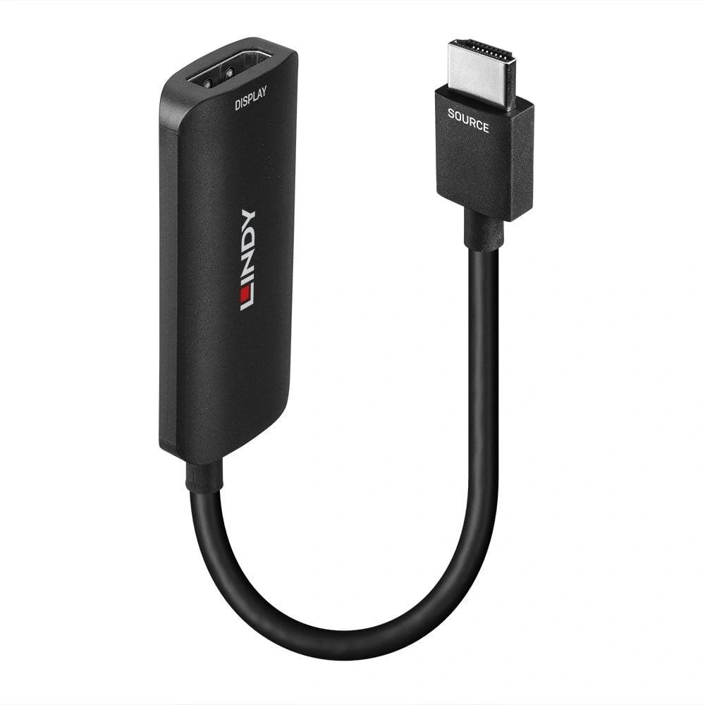 Lindy 38329 adaptador de cable de vídeo 0,157 m HDMI tipo A (Estándar) DisplayPort Negro