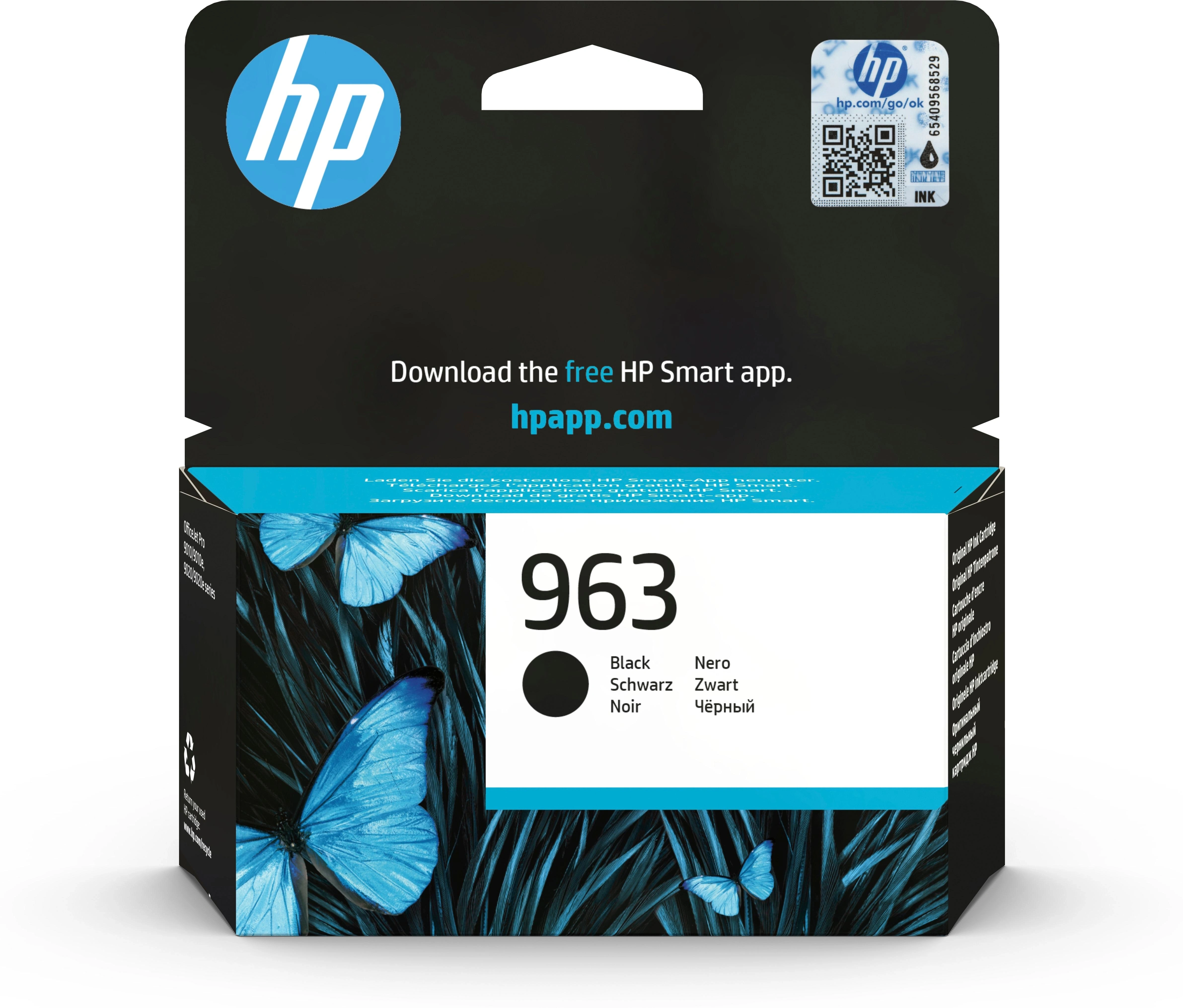 HP Cartucho de tinta Original 963 negro