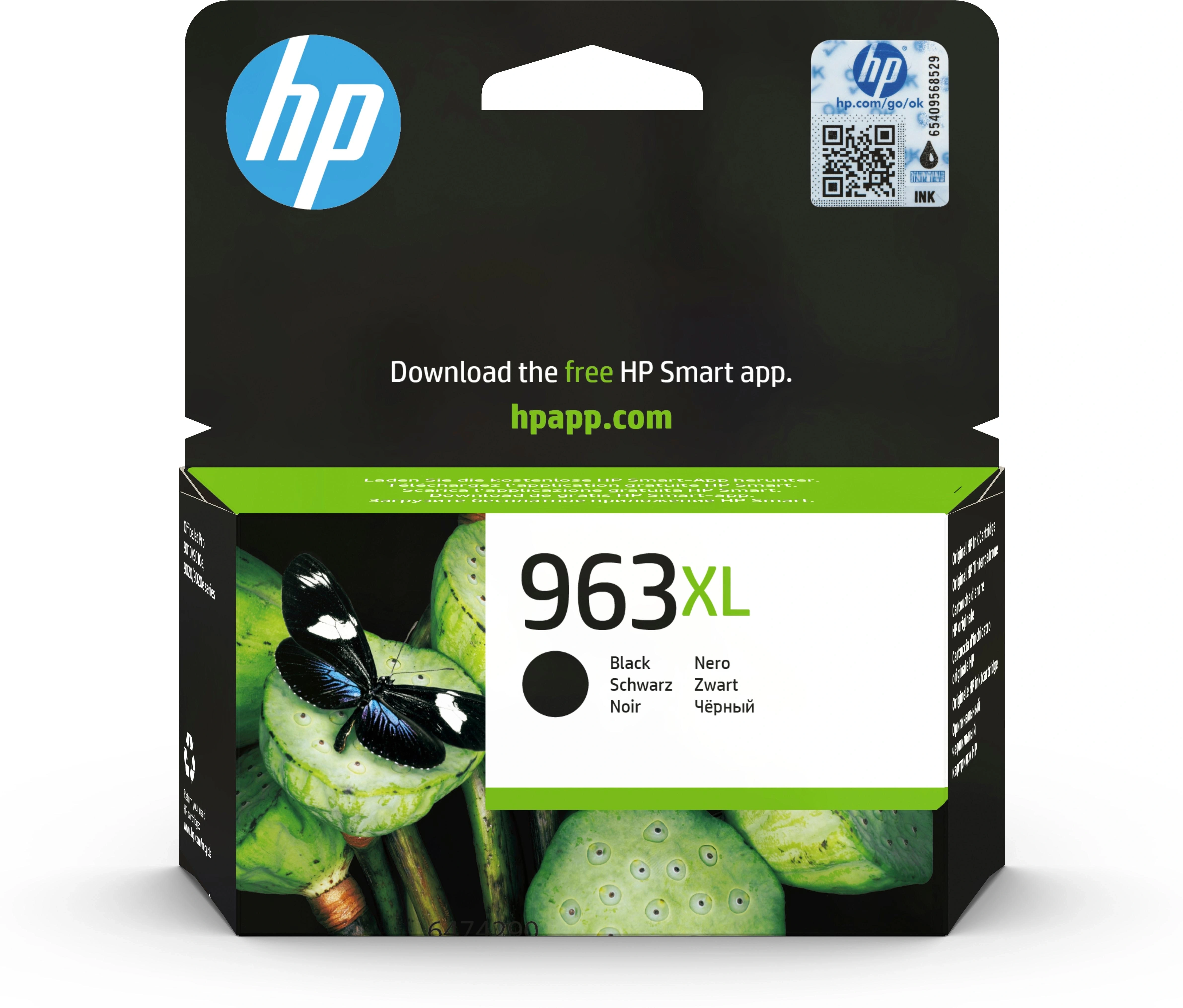 HP Cartucho de tinta Original 963XL negro de alta capacidad