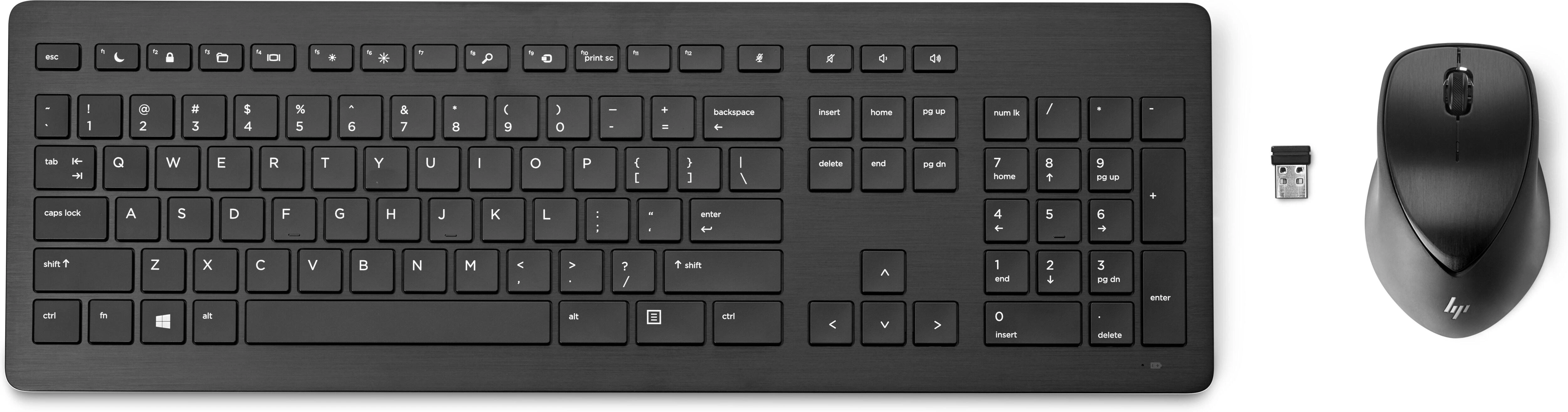 HP Teclado y ratón inalámbricos recargables 950MK