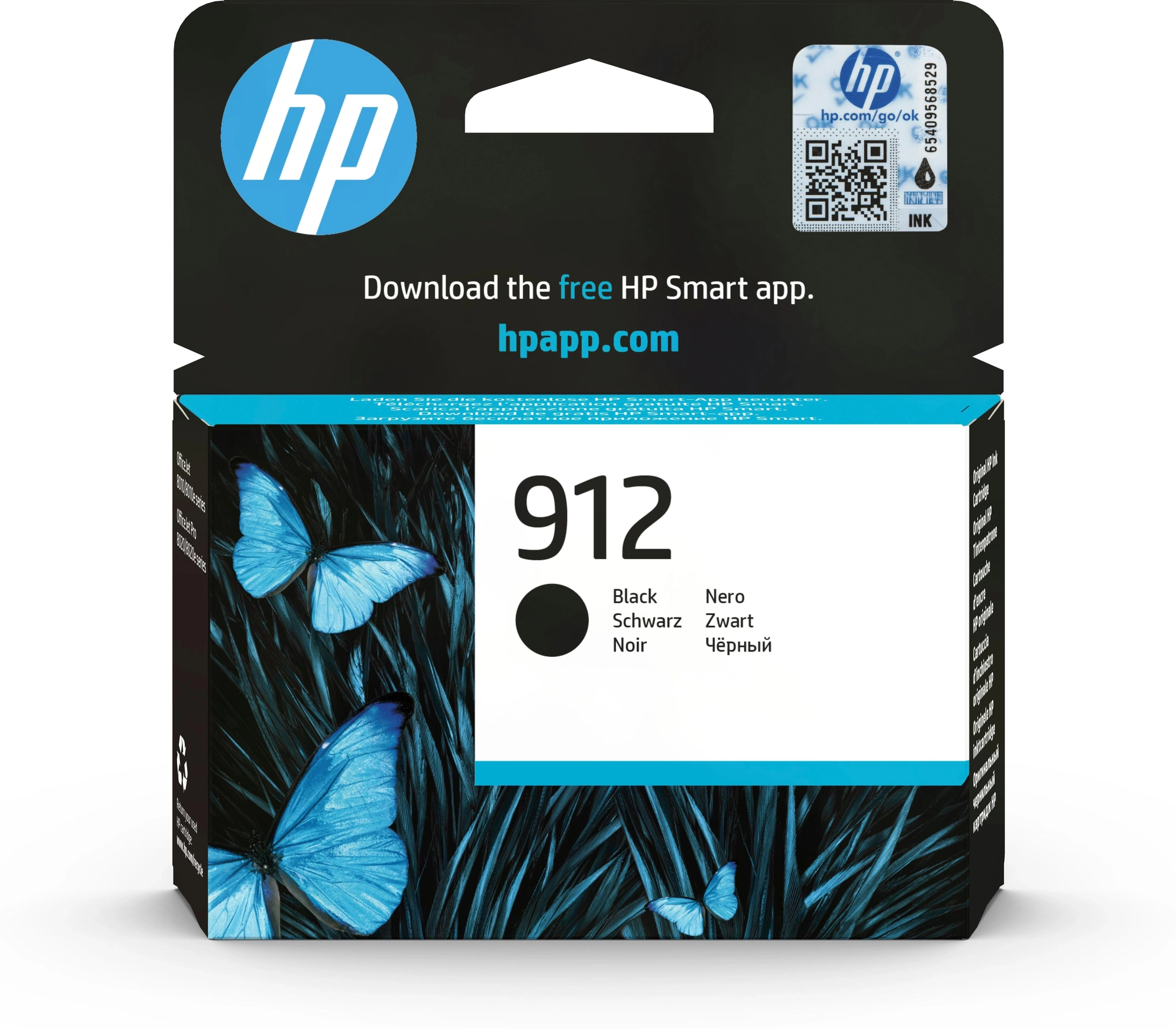 HP Cartucho de tinta Original 912 negro