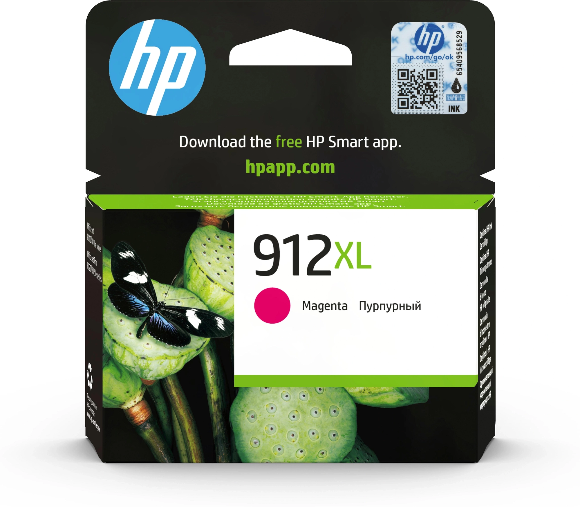 HP Cartucho de tinta Original 912XL magenta de alta capacidad