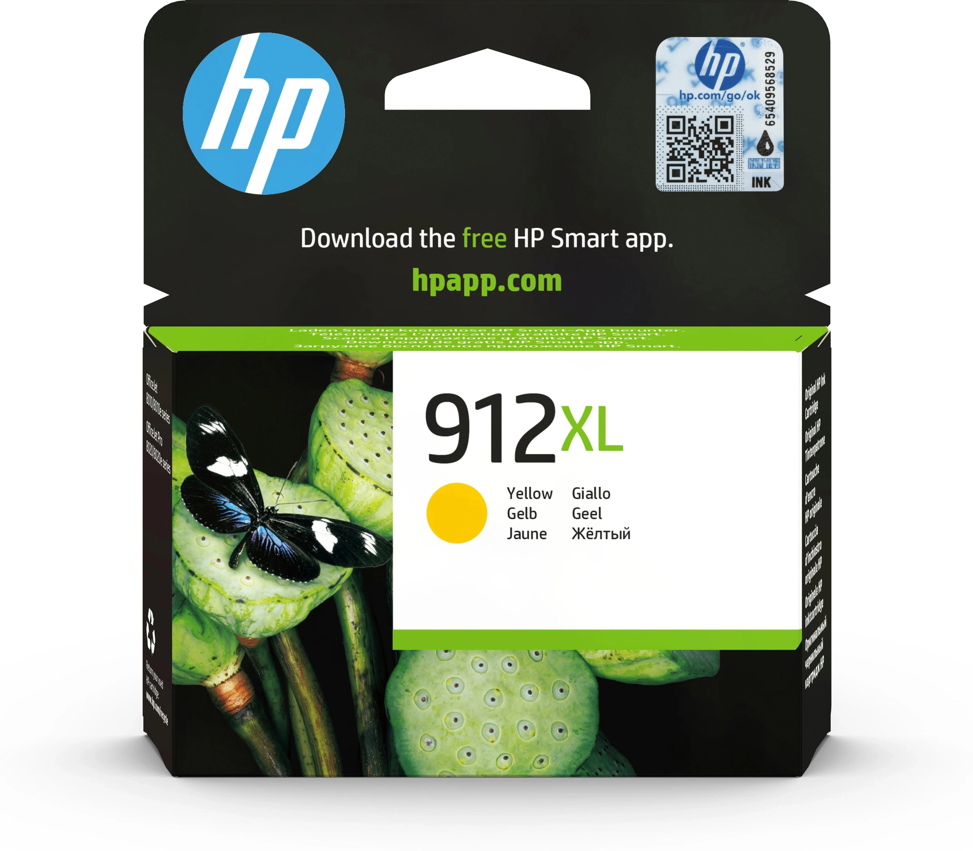 HP Cartucho de tinta Original 912XL amarillo de alta capacidad