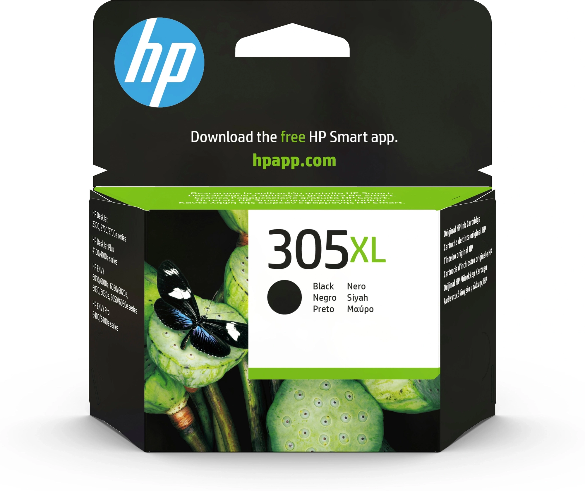 HP Cartucho de tinta Original 305XL de alta capacidad negro