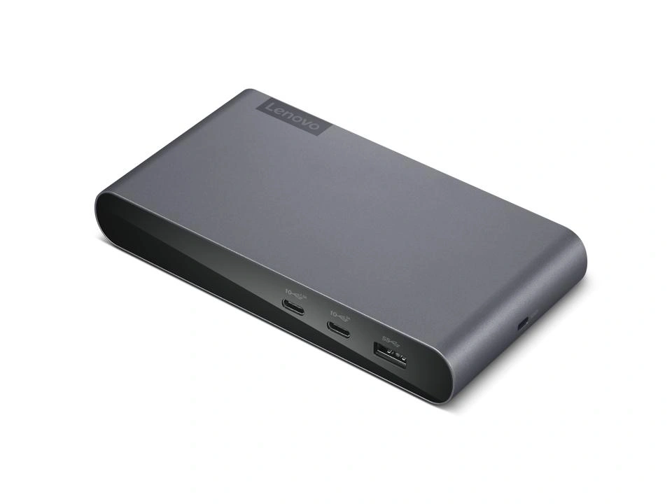 Lenovo 40B30090EU base para portátil y replicador de puertos 2 x USB 3.2 Gen 2 (3.1 Gen 2) Type-C Gris