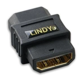 Lindy 41230 cambiador de género para cable HDMI Negro