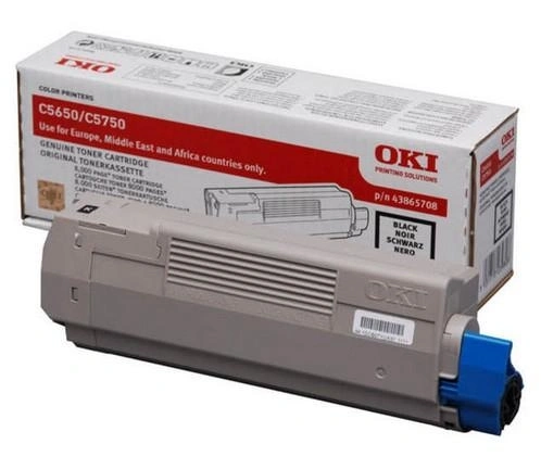 OKI 43865708 toner negro (original)