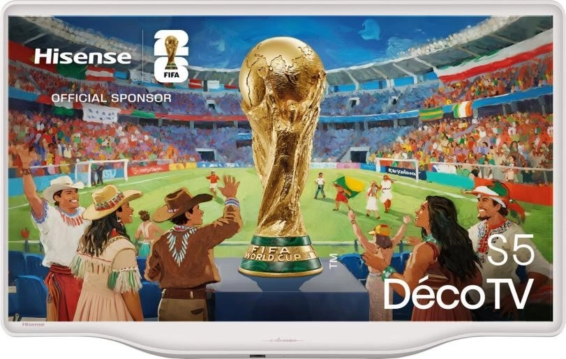 Hisense 43S5Q Televisor 109,2 cm (43") 4K Ultra HD Smart TV Wifi Plata, Blanco