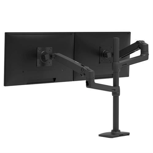 Ergotron LX Series LX Dual Stacking Arm, Tall Pole, Matte Black 101,6 cm (40") Escritorio Negro