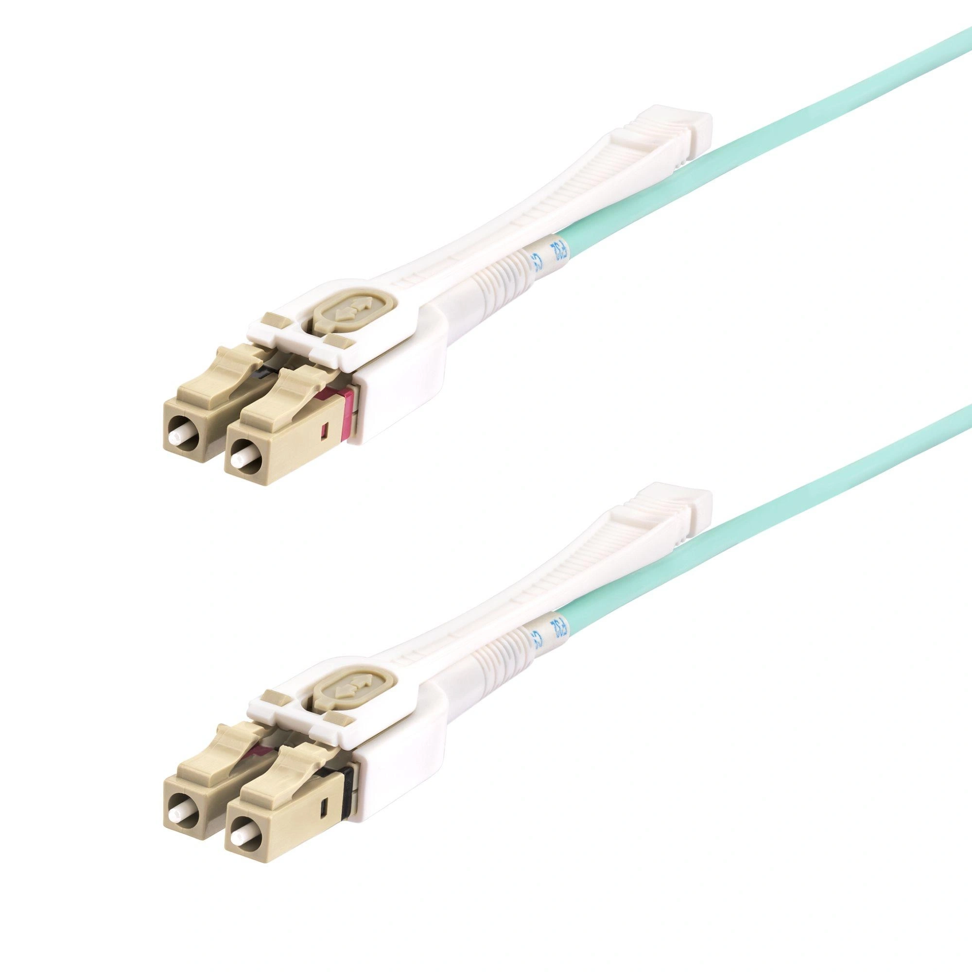 StarTech.com Cable de Fibra Óptica Multimodo LC a LC (UPC) OM4 de 4m - con Pestillos - 50/125µm - Redes de 100G - Resistente a los Dobleces - Low