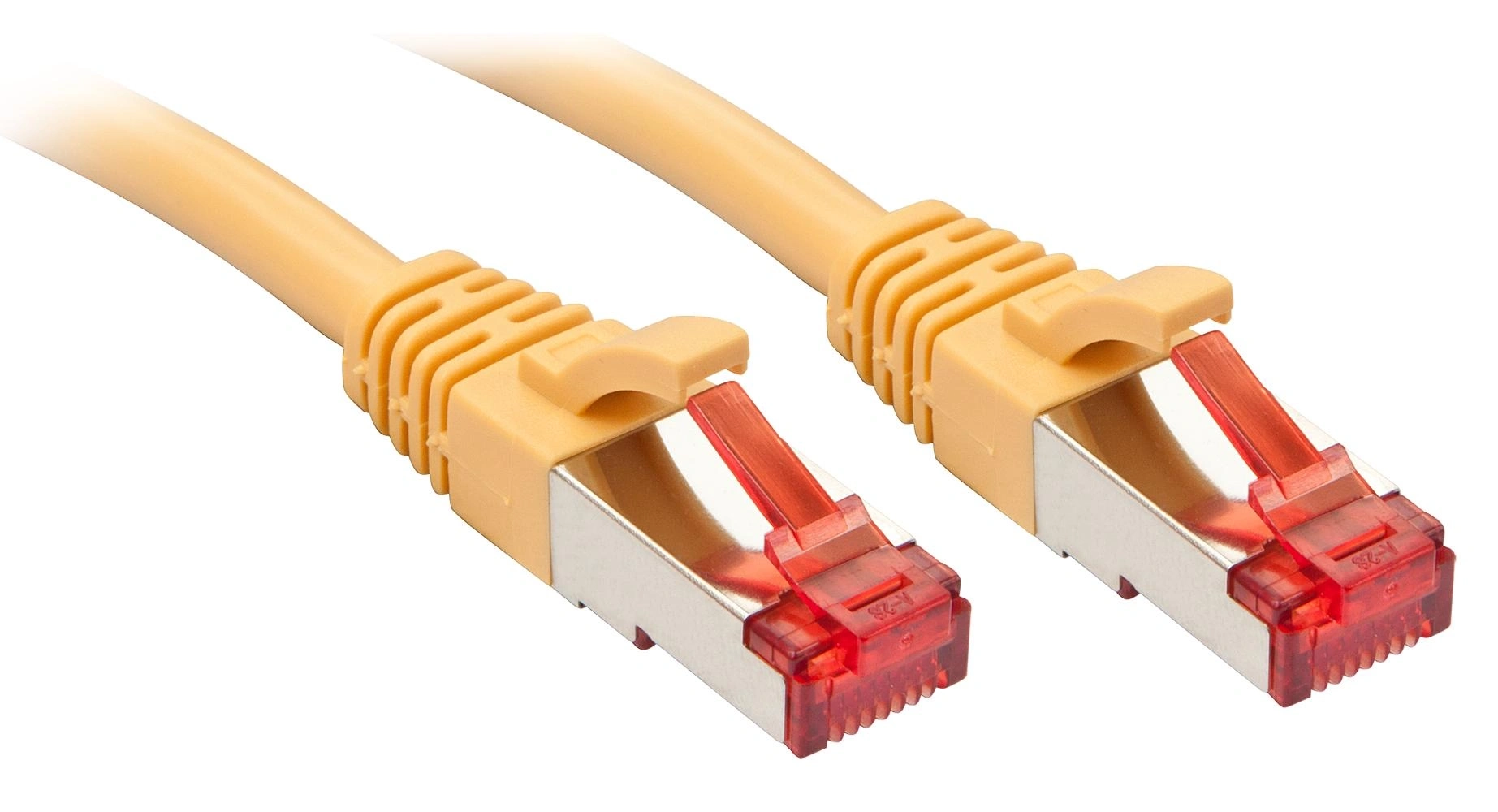 Lindy RJ-45 Cat.6 S/FTP 0.5m cable de red Amarillo 0,5 m Cat6 S/FTP (S-STP)