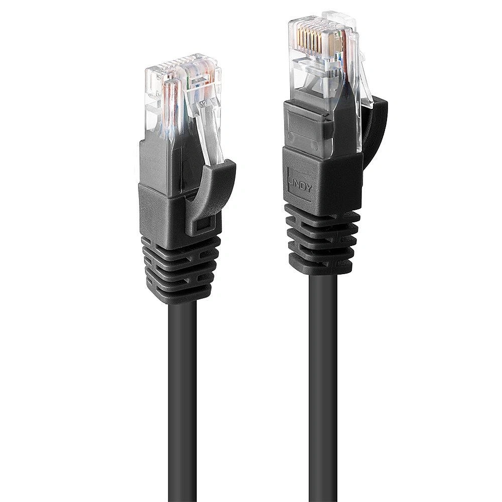 Lindy 48078 cable de red Negro 2 m Cat6 U/UTP (UTP) – imagen 2