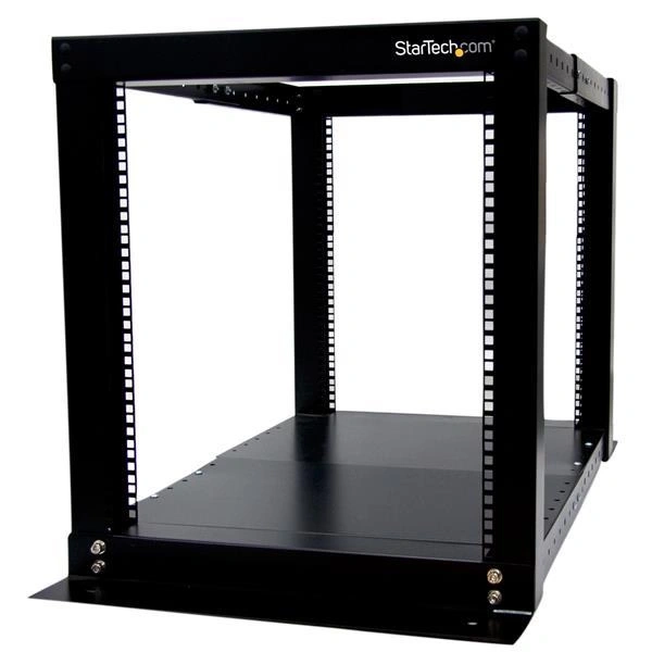 StarTech.com Rack Armario Bastidor Abierto de Servidores 4 Columnas 12U